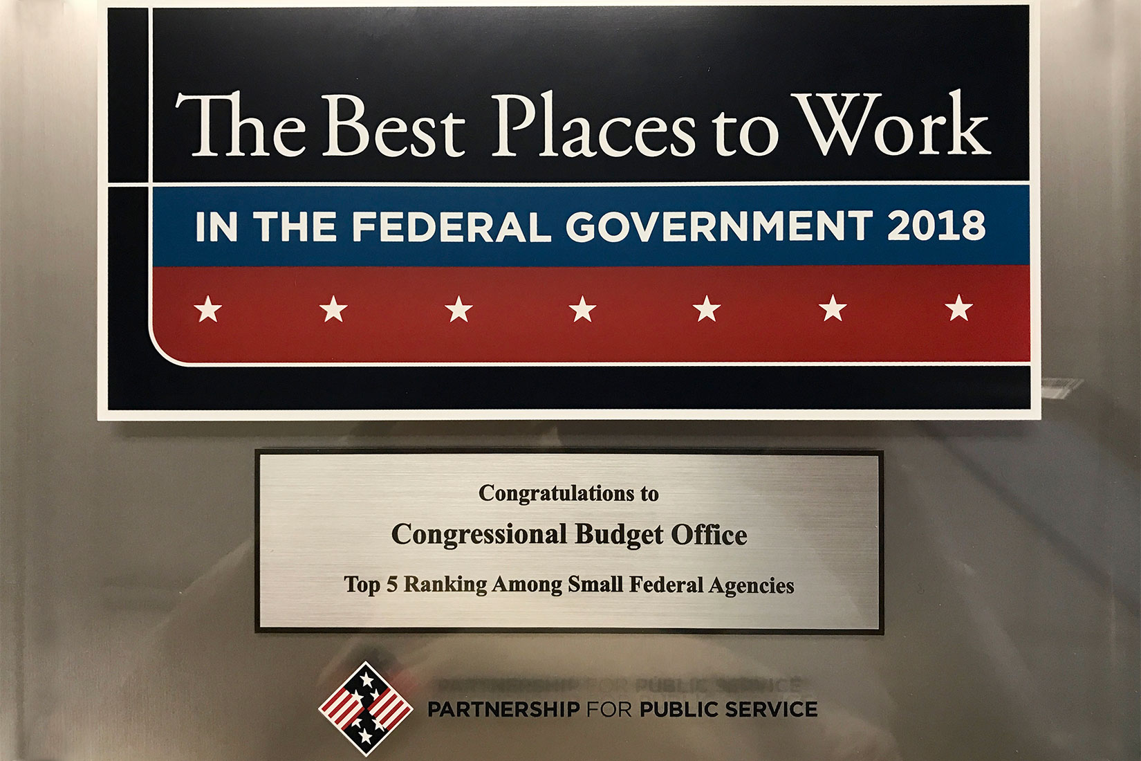 CBO ranked as one of the best places to work in the federal government