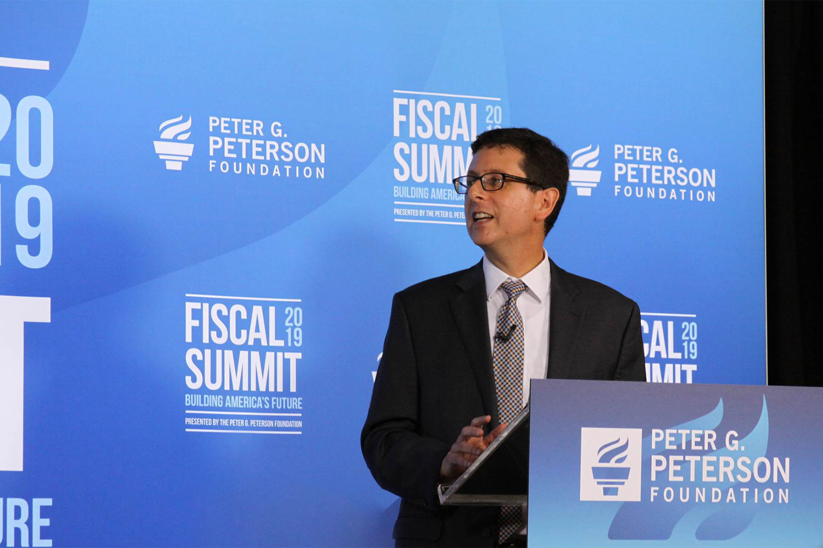 CBO Director Phillip L. Swagel at the Peterson Foundation’s 2019 Fiscal Summit in Washington, D.C.